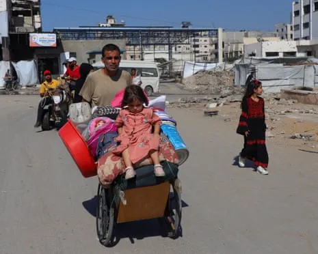 Running from Peril to Death: Gaza Inhabitants Face Heart-Wrenching Choice